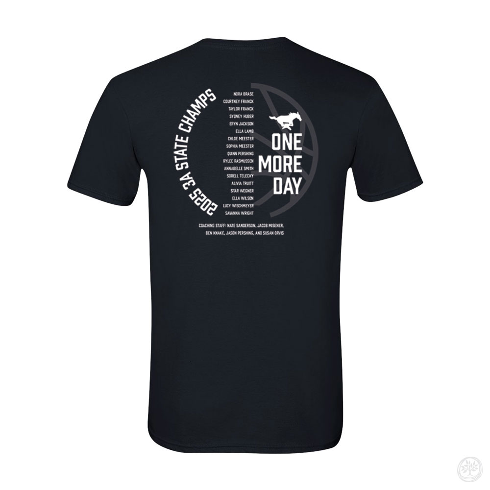 MV Girls State BBALL Gildan Softstyle Tee - White